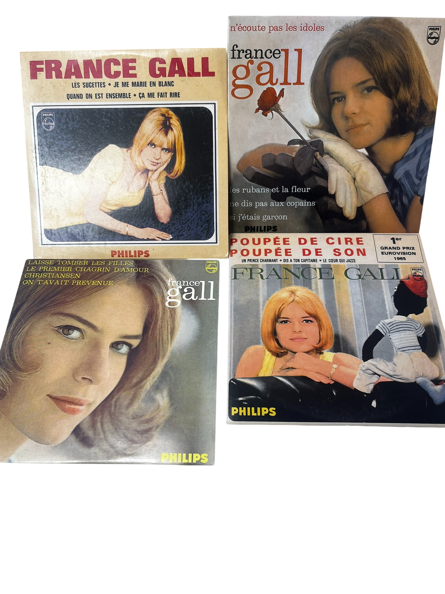 CD des années Yéyé , pop ( France Gall , Françoise Hardy , Brigitte Bardot et bien d'autres ) Très bon état -  reconditionné disponible sur Label Emmaüs